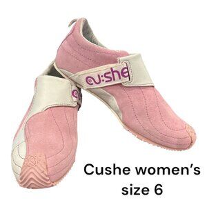 New Cushe Women`s Sneakers Size 6 U.S. Color White/Pink